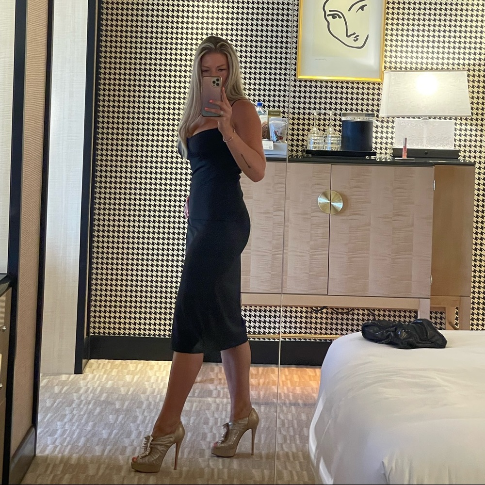 Danielle Bernstein midi dress